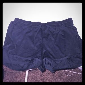 Black Mesh Champion Running Shorts XXL